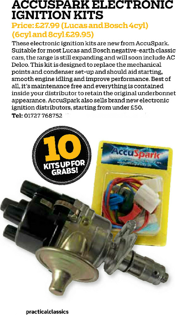 Ford Pinto AccuSpark Stealth Electronic ignition kit for Bosch